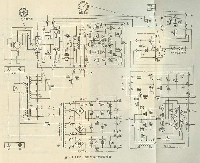 LDZ-I型轉(zhuǎn)換器的電路原理圖